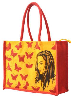 AGGDA Jute Shopping Grocery Bag Printed with Women with Butterfly Medium Size with Long Cotton Rope Handle Women Waterproof Multipurpose Bag(Yellow, 16 L)
AGGDA Jute Shopping Grocery Bag Printed with Women with Butterfly Medium Size with Long Cotton Rope Handle Women Waterproof Multipurpose Bag(Yellow, 16 L)
