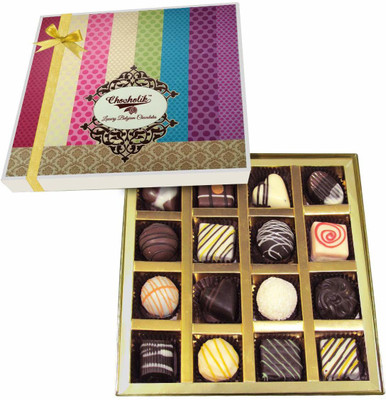 Chocholik Gift Box - Sumptuous Chocolate Gift For Every Special Occasion Belgium Chocolate Box – 16pc Truffles(240 g)
Chocholik Gift Box - Sumptuous Chocolate Gift For Every Special Occasion Belgium Chocolate Box – 16pc Truffles(240 g)