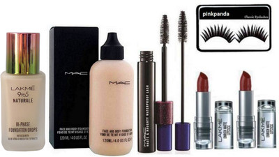 Pinkpanda Eyelashes, Face & Body Foundation, Mascara, Enrich Lipstick (Pack Of 2), Naturale Foundation(Set of 6)
Pinkpanda Eyelashes, Face & Body Foundation, Mascara, Enrich Lipstick (Pack Of 2), Naturale Foundation(Set of 6)