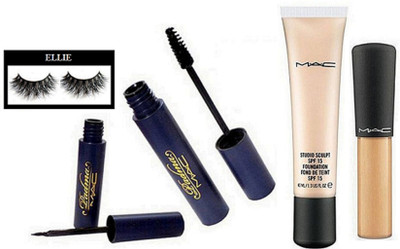 ellie Eyelashes, Mac Padma Eyeliner & Mascara, Mineralize Concealer, Studio Sculpt Spf 15 Foundation Fond De Teint(Set of 5)
ellie Eyelashes, Mac Padma Eyeliner & Mascara, Mineralize Concealer, Studio Sculpt Spf 15 Foundation Fond De Teint(Set of 5)