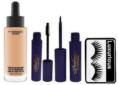 LUXURIOUS Eyelashes & Studio water Weight Foundation Eyeliner+Mascara(Set of 4)
LUXURIOUS Eyelashes & Studio water Weight Foundation Eyeliner+Mascara(Set of 4)