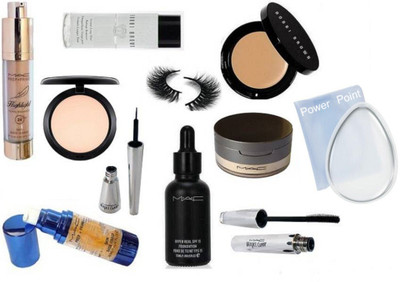 power point Silicon Puff With Mac Brooke Candy Eyeliner, Mascara, Hyper real Foundation &face Loose Powder,Prep+Prime Skin Base Visage Primer,Highlighter & Studio Fix Compact,Eyelashes And Bobbi Brown Concealer,Makeup Remover(Set of 11)
power point Silicon Puff With Mac Brooke Candy Eyeliner, Mascara, Hyper real Foundation &face Loose Powder,Prep+Prime Skin Base Visage Primer,Highlighter & Studio Fix Compact,Eyelashes And Bobbi Brown Concealer,Makeup Remover(Set of 11)
