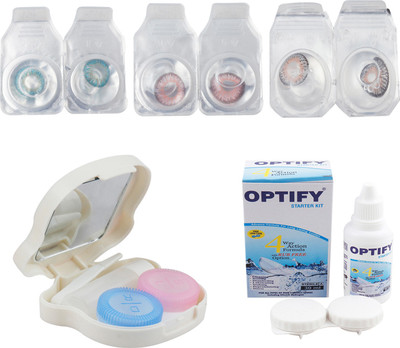 Optify Combo Pack Monthly Color Contact Lens With Travel Kit Monthly Contact Lens(1, Aqua-Pink-Grey, Pack of 3)
Optify Combo Pack Monthly Color Contact Lens With Travel Kit Monthly Contact Lens(1, Aqua-Pink-Grey, Pack of 3)