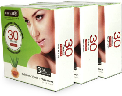 Richfeel RF_aloe_honey_facial_kit 0 ml(Set of 3)