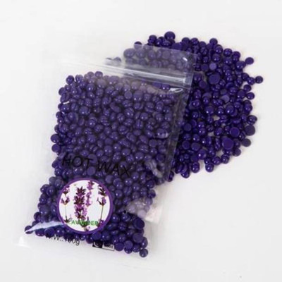 Amtopz Lavender Hair Removal Depilatory Hard Wax Beans 750 Grams Wax Wax(750 g)