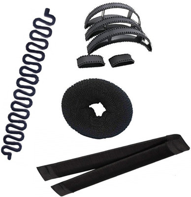 S R Enterprises hair snake juda bun donuts and puff maker bumpits(pack of 8pcs) 8 hair hold Hair Volumizer hair snake juda bun donuts and puff maker bumpits(pack of 8pcs)(1 g)
S R Enterprises hair snake juda bun donuts and puff maker bumpits(pack of 8pcs) 8 hair hold Hair Volumizer hair snake juda bun donuts and puff maker bumpits(pack of 8pcs)(1 g)