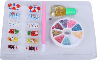 AutoVHPR Nail Art Kit Variety Theme with Nail Covers Brush and Crystals to decorate your Nails(Multicolor)
AutoVHPR Nail Art Kit Variety Theme with Nail Covers Brush and Crystals to decorate your Nails(Multicolor)