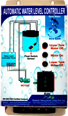 Shekhar telesystems Automatic water Level controller with high Insulated Float switch sensor Wired Sensor Security System
Shekhar telesystems Automatic water Level controller with high Insulated Float switch sensor Wired Sensor Security System