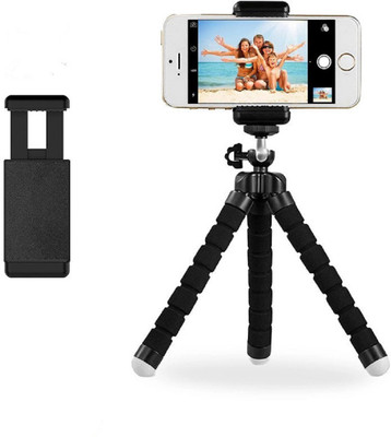 THEFAIT Mobile Tripod Fully Flexible Stand Gorilla Tripod 10" - DSLR holder Octopus Stand/Phone Holder Gorillapod Tripod Tripod(Black, Supports Up to 650 g)
THEFAIT Mobile Tripod Fully Flexible Stand Gorilla Tripod 10" - DSLR holder Octopus Stand/Phone Holder Gorillapod Tripod Tripod(Black, Supports Up to 650 g)