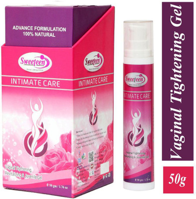 sweeteen 100% Natural Vaginal Tightening, Revitalizing & Juvenile Intimate Gel(50 g, Pack of 1)