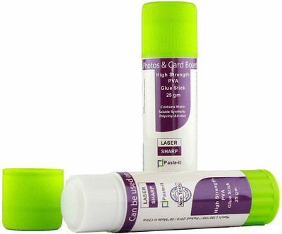 LaserSharp Paste-It High Strength Super PVA Glue Stick in Stationery and Office Products - 25gm (Pack of 3)(Set of 3, White)
LaserSharp Paste-It High Strength Super PVA Glue Stick in Stationery and Office Products - 25gm (Pack of 3)(Set of 3, White)