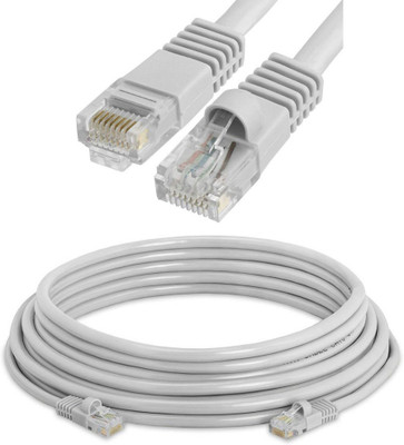 ANDTRONICS CAT-6 Snagless Network RJ45 Ethernet Patch LAN Cable CAT6 - 15M / 45 ft - Grey LAN Cable(Compatible with Desktops, Laptops, Servers, Gaming Consoles, TV, Grey)
ANDTRONICS CAT-6 Snagless Network RJ45 Ethernet Patch LAN Cable CAT6 - 15M / 45 ft - Grey LAN Cable(Compatible with Desktops, Laptops, Servers, Gaming Consoles, TV, Grey)