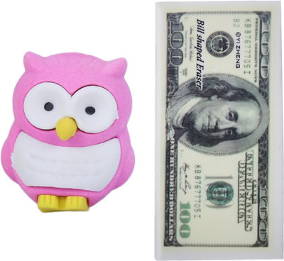 AutoVHPR Set of 2 Cute Pink Mare with 100 Dollar shaped Eraser for School Children Non-Toxic Eraser(Set of 2, Multicolor)
AutoVHPR Set of 2 Cute Pink Mare with 100 Dollar shaped Eraser for School Children Non-Toxic Eraser(Set of 2, Multicolor)