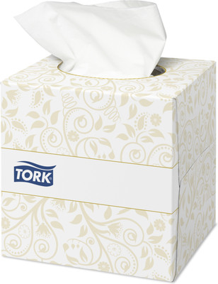 tork Extra Soft Facial Tissue Cube Premium