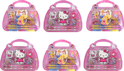 Confidence Cute Cartoon Printed Stationary Kit For Kids Use, Perfect Birthday Party Return Gifts For Kids Art Plastic Pencil Box(Set of 6, Multicolor)
Confidence Cute Cartoon Printed Stationary Kit For Kids Use, Perfect Birthday Party Return Gifts For Kids Art Plastic Pencil Box(Set of 6, Multicolor)