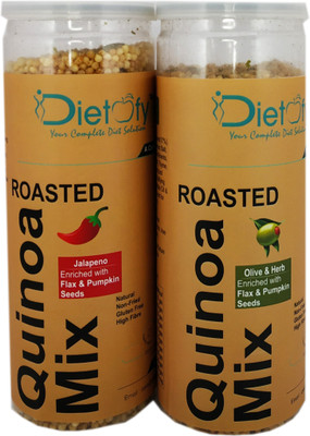 DIETOFY ROASTED QUINOA PUFF(160 g, Pack of 2)
DIETOFY ROASTED QUINOA PUFF(160 g, Pack of 2)