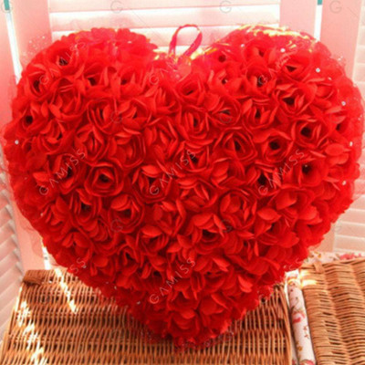 Tickles Lovely Heart Cushion138 - 34 cm(Red)