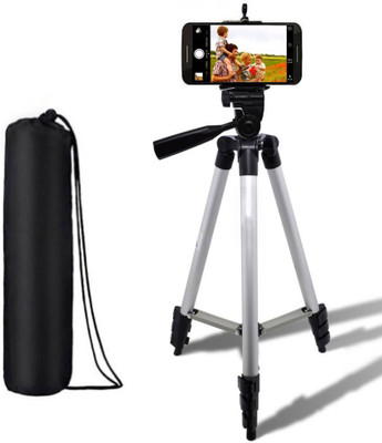 m s megaslim Tripod 3110 For SLR Camera & Mobile Phone Selfie Holder Clip Combo Tripod Kit Tripod(Silver, Black, Supports Up to 1500)
m s megaslim Tripod 3110 For SLR Camera & Mobile Phone Selfie Holder Clip Combo Tripod Kit Tripod(Silver, Black, Supports Up to 1500)