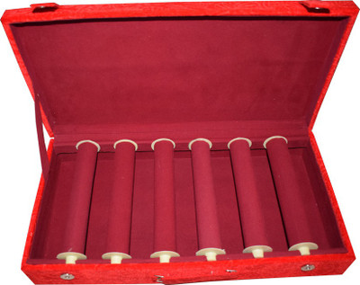 Aadhya Plain 6 Rods Bangle Box (Maroon) Vanity Box(Maroon)