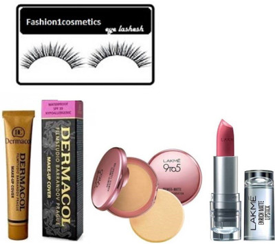 FASHION1COSMETICS COMBO SETS BEST EYELASHS ,DERMACOL ,9T05 PRIMER POWDER WITH MATTE LIPSTICK(Set of 4)
FASHION1COSMETICS COMBO SETS BEST EYELASHS ,DERMACOL ,9T05 PRIMER POWDER WITH MATTE LIPSTICK(Set of 4)