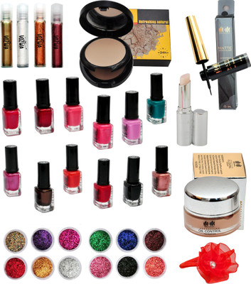 Vozwa Budgut Beauty Makeup Combo Pack Of 33(Set of 33)