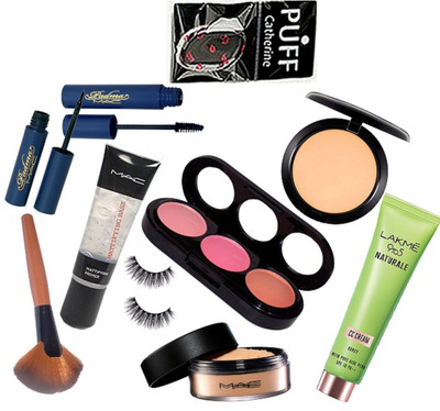 catherine Silicon Puff, Eyelashes, Mac Padma Eyeliner & Mascara, 3 Shade Blusher, Compact, Primer, Loose Powder With Makeup Brush, Lakme 9to5 CC Cream(Set of 10)
catherine Silicon Puff, Eyelashes, Mac Padma Eyeliner & Mascara, 3 Shade Blusher, Compact, Primer, Loose Powder With Makeup Brush, Lakme 9to5 CC Cream(Set of 10)