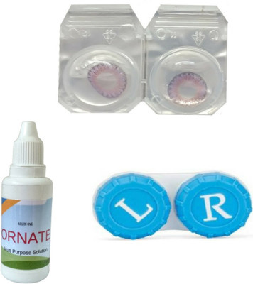 Ornate Violet Colored Contact Lens 1 Pair with case and solution (0 Power) Monthly Contact Lens(0, Violet, Pack of 2)
Ornate Violet Colored Contact Lens 1 Pair with case and solution (0 Power) Monthly Contact Lens(0, Violet, Pack of 2)