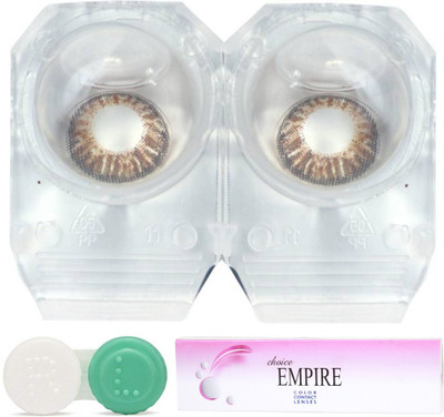 Choice Empire Dark Brown Colored Contact Lens 1 Pair with 1 case (0 Power) Monthly Contact Lens(0, Dark Brown, Pack of 2)
Choice Empire Dark Brown Colored Contact Lens 1 Pair with 1 case (0 Power) Monthly Contact Lens(0, Dark Brown, Pack of 2)