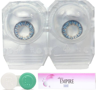 CHOICE EMPIRE Deep Blue Colored Contact Lens 1 Pair with case and solution (0 Power) Monthly Contact Lens(0, DEEP BLUE, Pack of 2)
CHOICE EMPIRE Deep Blue Colored Contact Lens 1 Pair with case and solution (0 Power) Monthly Contact Lens(0, DEEP BLUE, Pack of 2)
