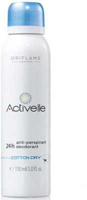 Oriflame ACTIVELLE 24HR ANTI-PERSPIRANT DEODORANT Deodorant Spray - For Men & Women(150 ml)
Oriflame ACTIVELLE 24HR ANTI-PERSPIRANT DEODORANT Deodorant Spray - For Men & Women(150 ml)