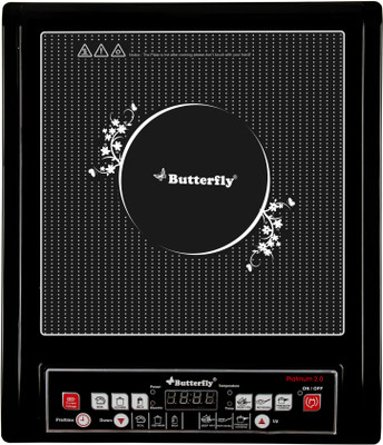 Butterfly Platinum 2.0 Induction Cooktop(Black, Push Button)