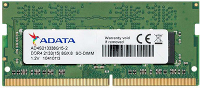 ADATA PC4-17000 DDR4 8 GB (Dual Channel) Laptop (8GB DDR4 2133MHZ (AD4S213338G15-R))