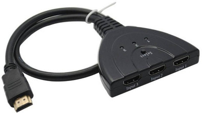 Blue Birds Cable World HDMI Switch with 3 Port Input , 1 Output Switcher Supports Full HD 4K 1080p for pc DVD Player, HD-DVD Player Media Streaming Device(Black)
Blue Birds Cable World HDMI Switch with 3 Port Input , 1 Output Switcher Supports Full HD 4K 1080p for pc DVD Player, HD-DVD Player Media Streaming Device(Black)