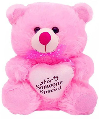 Brandwire Valentine Teddy Bear - Ultra Soft Teddy For Loved Ones - 21 cm(Pink)