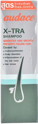 Audace X-Tra Shampoo, Generates Hair Growth(200 ml) 
Audace X-Tra Shampoo, Generates Hair Growth(200 ml)