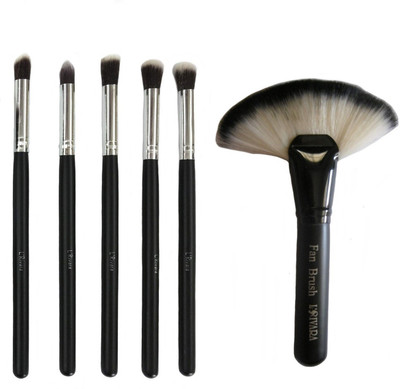 L'Rivara 5 Piece Eye shadow Makeup Brush Set + 1 Piece Fan Makeup Brush LR-137(Pack of 6)
L'Rivara 5 Piece Eye shadow Makeup Brush Set + 1 Piece Fan Makeup Brush LR-137(Pack of 6)