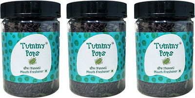 Herbs & Us Tummy Pops Herbal Chewables Saunf (Fennel)_125g each Mouth Freshener Saunf Mouth Freshener(Pack of 3)
Herbs & Us Tummy Pops Herbal Chewables Saunf (Fennel)_125g each Mouth Freshener Saunf Mouth Freshener(Pack of 3)