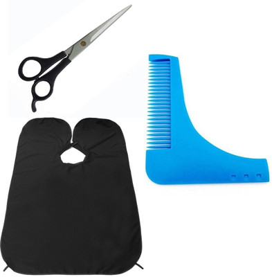 KYT Hair Styling Hair Comb, Comb For Hair And Beard/ Stainless steel razor with Steel Handle & Salon Hair Cutting sheet apron(Set of 3)
KYT Hair Styling Hair Comb, Comb For Hair And Beard/ Stainless steel razor with Steel Handle & Salon Hair Cutting sheet apron(Set of 3)