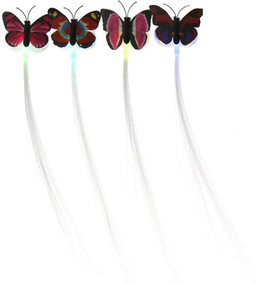 PSYCHE Party Wear Stylish Color Changing Light Emitting Butterfly Braids Hair Fiber for Evening Parties ( Pack of 4) Hair Accessory Set, Hair Pin, Hair Clip(Multicolor)
PSYCHE Party Wear Stylish Color Changing Light Emitting Butterfly Braids Hair Fiber for Evening Parties ( Pack of 4) Hair Accessory Set, Hair Pin, Hair Clip(Multicolor)