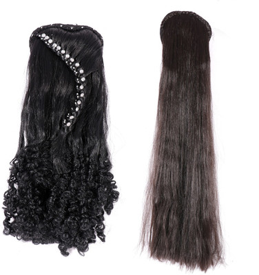 HONBON Combo 2 piece hair_extension For Women And Girls, Extension (Brown) Hair Extension
HONBON Combo 2 piece hair_extension For Women And Girls, Extension (Brown) Hair Extension