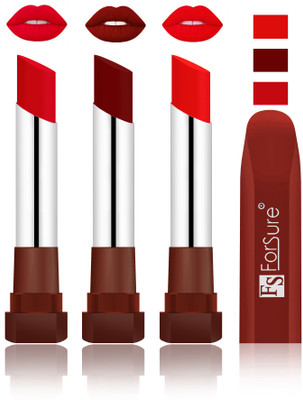 Forsure Sweet Red, Dark Maroon, Romantic Red Velvet Matte Lipsticks(Sweet Red, Dark Maroon, Romantic Red)
Forsure Sweet Red, Dark Maroon, Romantic Red Velvet Matte Lipsticks(Sweet Red, Dark Maroon, Romantic Red)