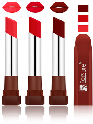Forsure Peach, Sweet Red, Dark Maroon Velvet Matte Lipsticks(Peach, Sweet Red, Dark Maroon)
Forsure Peach, Sweet Red, Dark Maroon Velvet Matte Lipsticks(Peach, Sweet Red, Dark Maroon)