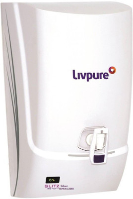 Livpure Glitz Silvers 7 L RO + UF Water Purifier(White)