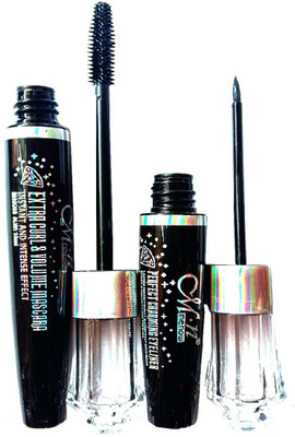 MN Mascara+Eyeliner(perfect Charming&Curler) (8ml- Eyeliner, Mascara- 10ml) (BLACK)(Set of 2)
MN Mascara+Eyeliner(perfect Charming&Curler) (8ml- Eyeliner, Mascara- 10ml) (BLACK)(Set of 2)