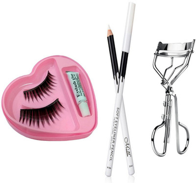 Blue Eyes Combo Of Thick Long Natural Eye Lashes With Glue And White Eyeliner Pencil And Stainless Steel Eyelash Curler(Set of 3)
Blue Eyes Combo Of Thick Long Natural Eye Lashes With Glue And White Eyeliner Pencil And Stainless Steel Eyelash Curler(Set of 3)