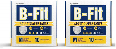 B Fit Adult Pull Up Pants (Medium) 10 Pcs/Pack , Size- 24-36 Inches (Pack of 2) Adult Diapers - M(20 Pieces)
B Fit Adult Pull Up Pants (Medium) 10 Pcs/Pack , Size- 24-36 Inches (Pack of 2) Adult Diapers - M(20 Pieces)