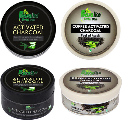 Basaika Herbal Care Combo Face Pack 270 gms (Activated Charcoal Face Pack with the goodness of Neem & Aloe Vera &Coffee activated Charcoal peel of mask)(270 g)
Basaika Herbal Care Combo Face Pack 270 gms (Activated Charcoal Face Pack with the goodness of Neem & Aloe Vera &Coffee activated Charcoal peel of mask)(270 g)