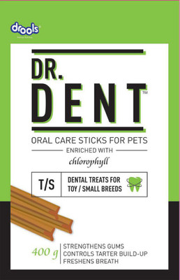 Drools Dr. Dent Oral Care Sticks - For Toy/Small Breed Chicken Dog Chew(400 g, Pack of 1)
Drools Dr. Dent Oral Care Sticks - For Toy/Small Breed Chicken Dog Chew(400 g, Pack of 1)