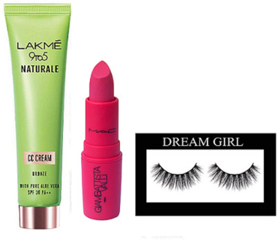 Dream Girl Eyelashes, Age Miracle Cream, Naturale Cc Cream(Set of 3)