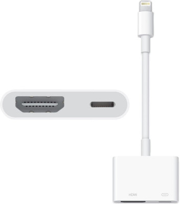 Microware Lightning 8 pin to HDMI 1080P Cable Plug & Play Digital AV Adapter HDMI Cable(Compatible with Mobile, Laptop, Tablet, Mp3, Gaming Device, White)
Microware Lightning 8 pin to HDMI 1080P Cable Plug & Play Digital AV Adapter HDMI Cable(Compatible with Mobile, Laptop, Tablet, Mp3, Gaming Device, White)